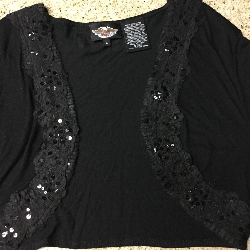 Harley-Davidson Cropped Cardigan